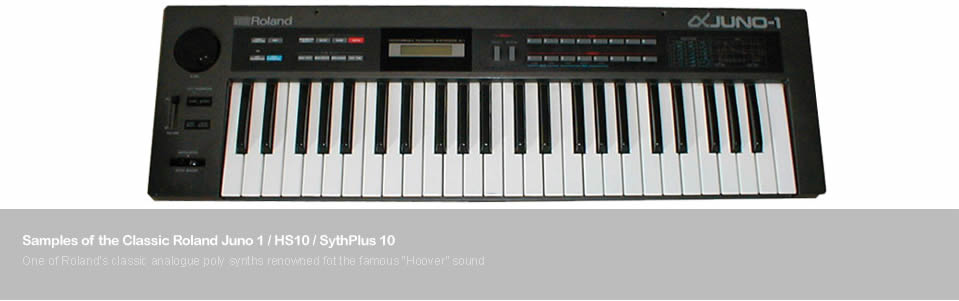 Samples of the Roland Juno 1