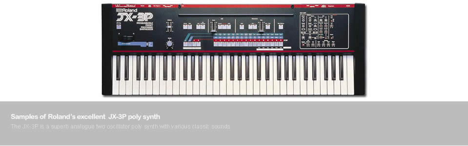 Samples of the Roland JX-3P